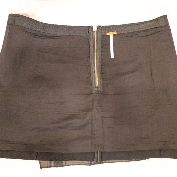 Free People Low Rise Plaid Mini Skirt - Picture 3 of 4